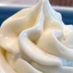 Cream Cheese Frosting Piped on a Cupcake